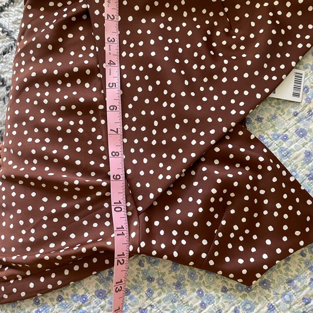 Urban Outfitters brown and white polka dot midi NWT SZ S - Picture 12 of 16